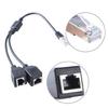 Multiple Device RJ45 LAN Networking Splitter 1 Male To 2 Female Y Adapter Cable Ethernet Extension Cable