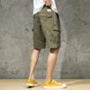 Cargo Shorts Men's Casual Loose Quarter Pants Summer Thin