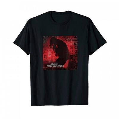 Alanis Morissette Unisex Adult Ironic Silhouette Cotton T-Shirt