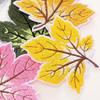 Maple Leaf Computer Embroidery Patch for Jackets - Self-Adhesive Textile Sticker Accessory