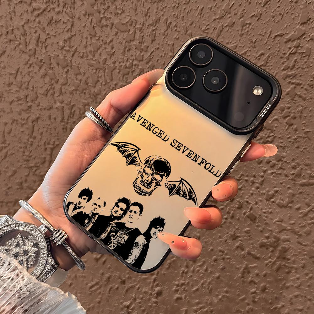 Coole A-Avenged Sevenfold Handyhülle Für iPhone 17 16 15 14 13 12 11 Pro Max Air Matt Laser Aurora Stoßfest Funda