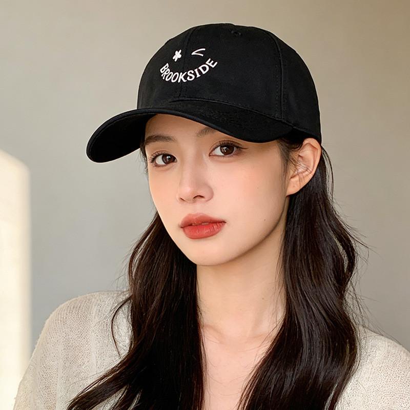 Cotton Baseball Cap With Embroidered Letters For Casual Sun Protection Men Women