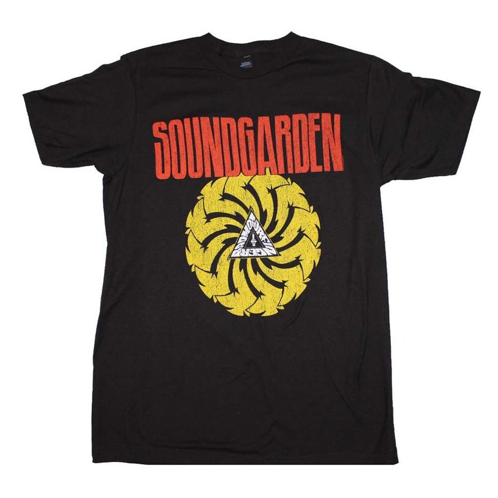 SOUNDGARDEN Badmotorfinger Logo Distressed Black T-Shirt New Authentic S-2XL Unisex T-Shirt S