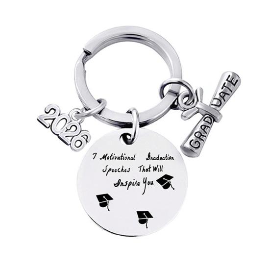 Keychain Pendant Class of 2026 Durable Stainless Steel Keepsake Nursing Law Students Keychain