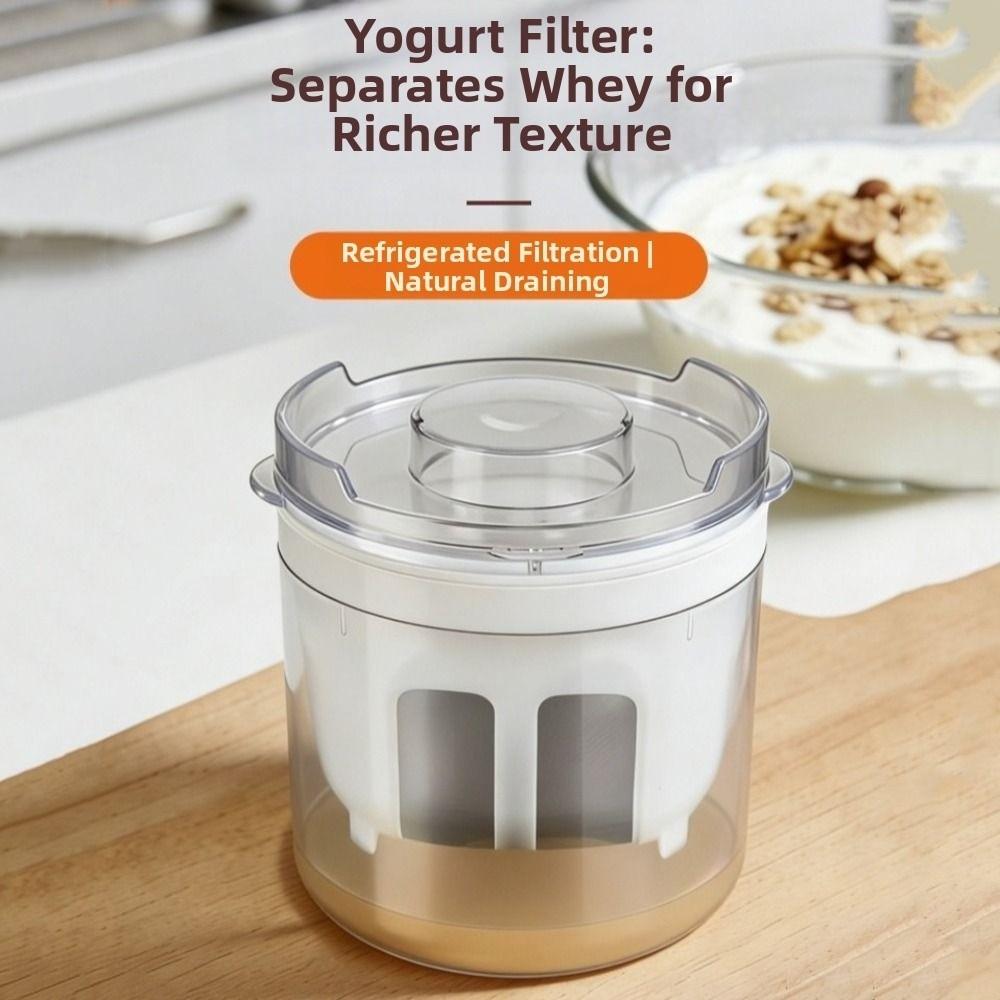 Fine Mesh Whey Separator Stainless Steel Yogurt Filter Greek Yogurt Food Strainer Cheese Making