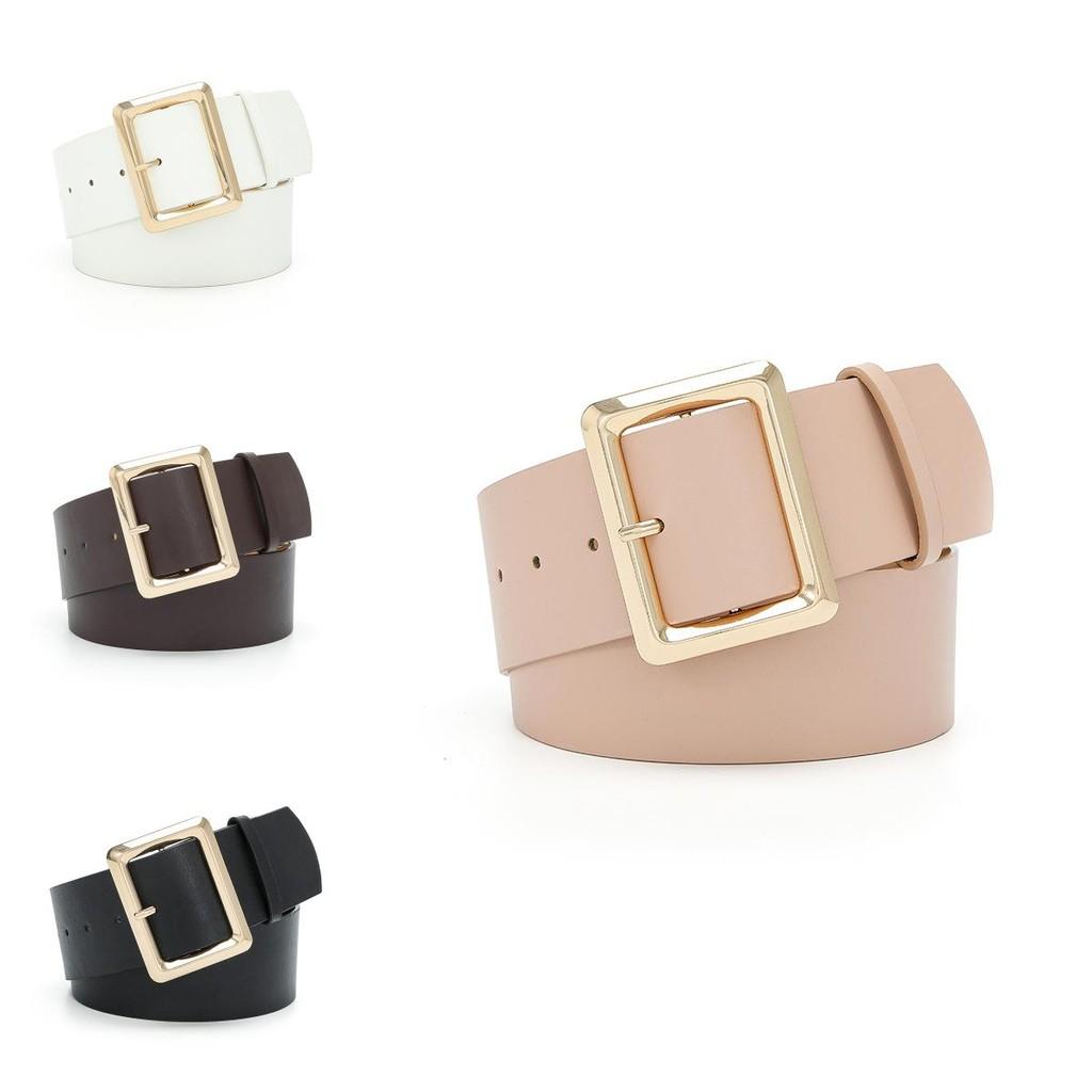 Pu Elegant Leather Womens Waistcinching Dress With Stylish Wide Belt In Multiple Colors