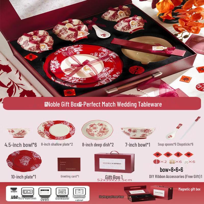 24-Piece European Bone China Dinnerware Set