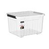 Clear Rolling Storage Bin