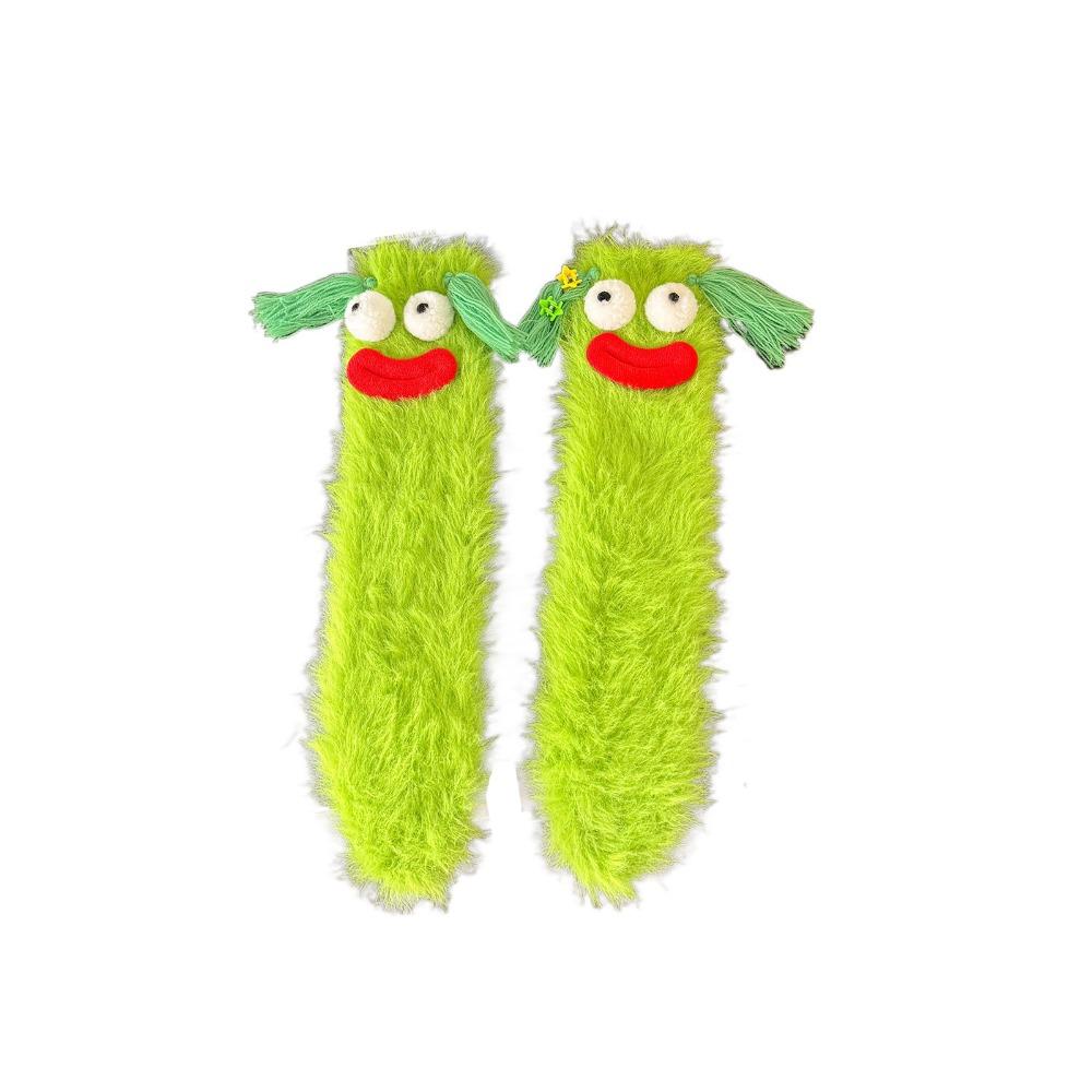 Cartoon Funny Tube Socks Plush Furry Plush Sock Cute Floor Stockings Women  Gifts