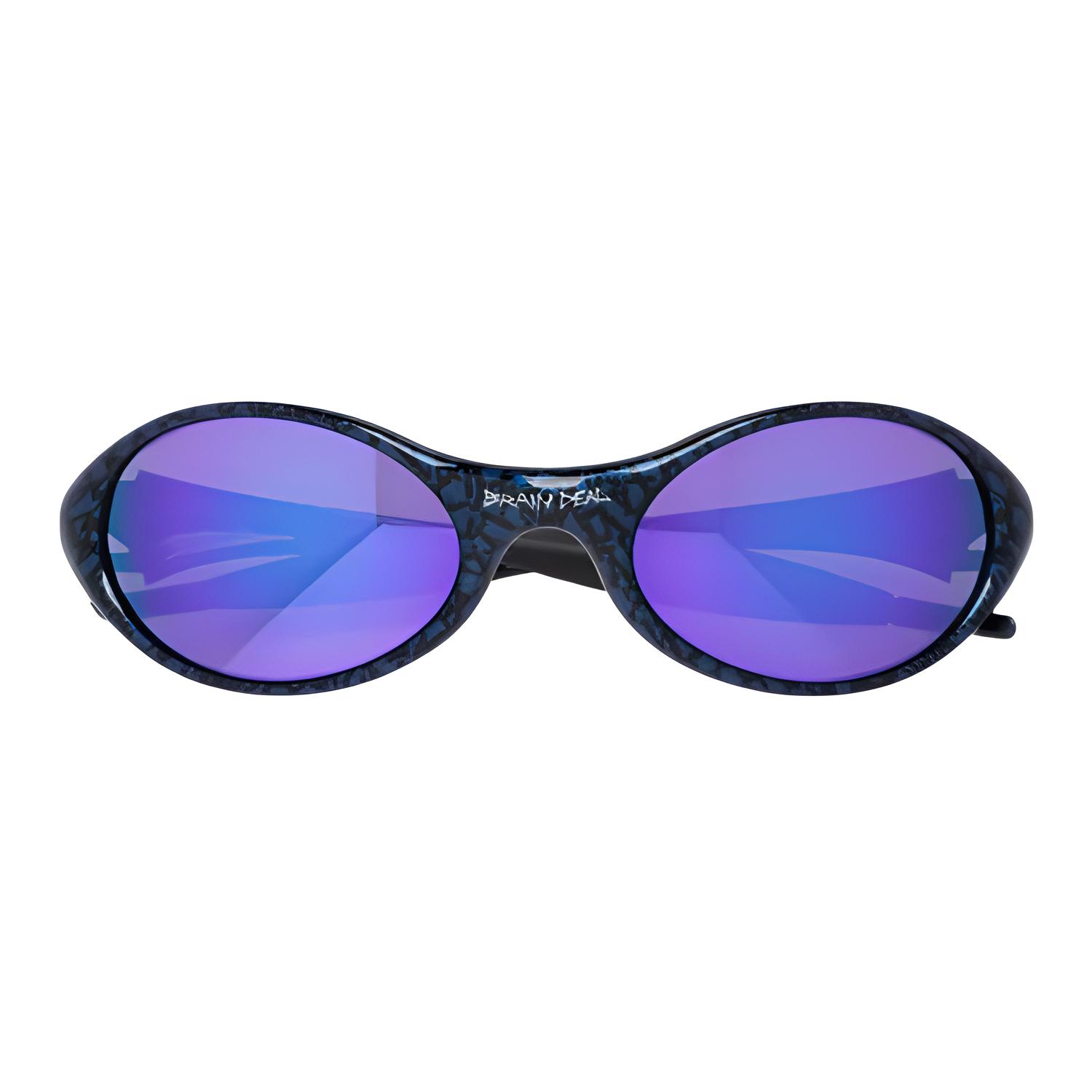 

Oakley Patterned Frame - Oval Sunglasses Unisex Couple Blue F синий