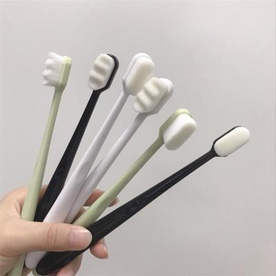 Soft Bristle Toothbrush Adult Cleaning Toothbrush Ultra-fine Soft Toothbrush Super Soft Teeth Deep Cleaning Portable Toothbrush