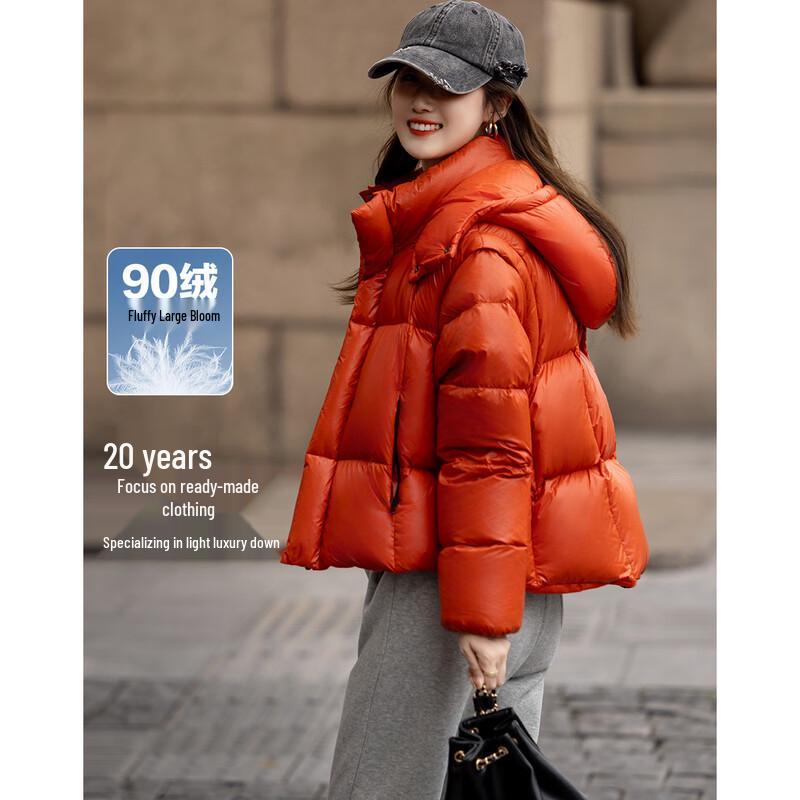 

Women s Lightweight Detachable Sleeve Duck Down Jacket L