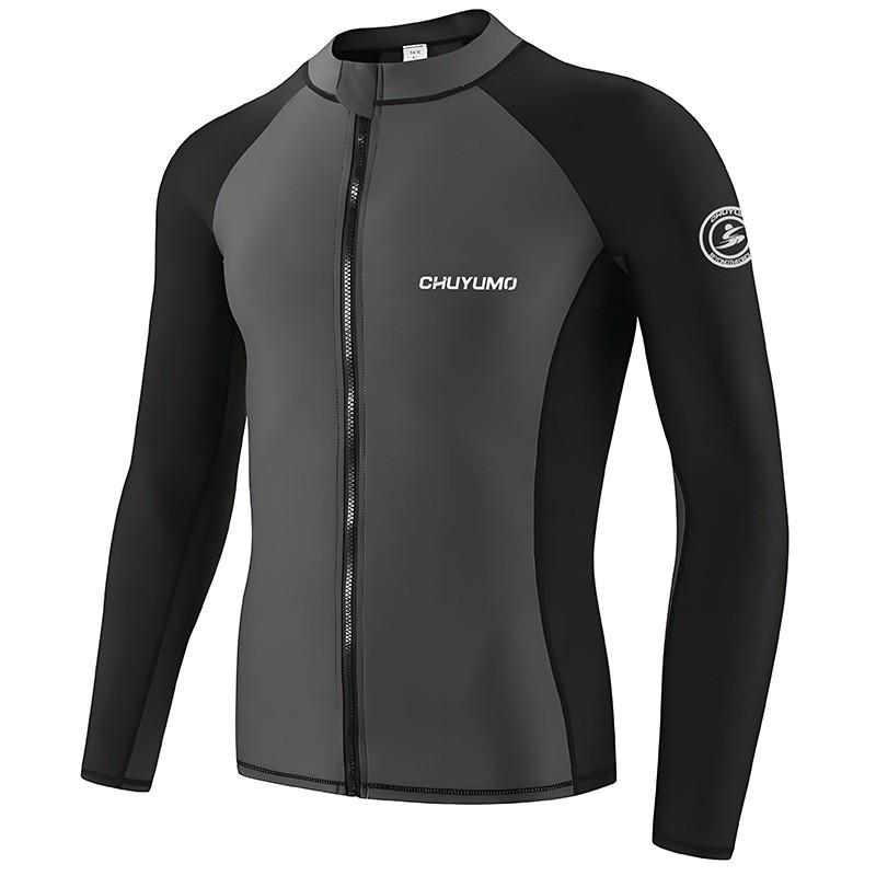 CartHub Unisex Long Sleeve Rash Guard Set Surfing Diving Snorkeling UV Protection Quick Dry Nylon Swimwear