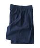 ANALOG MOOD Linen-Like Bermuda Pants (Navy)