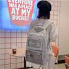 Mochila Kawaii de Estilo Japonés para Niñas Bolsa Ita Transparente para Mujeres Mochila de Gran Capacidad Mochila Escolar de Moda para Estudiante Universitario JK