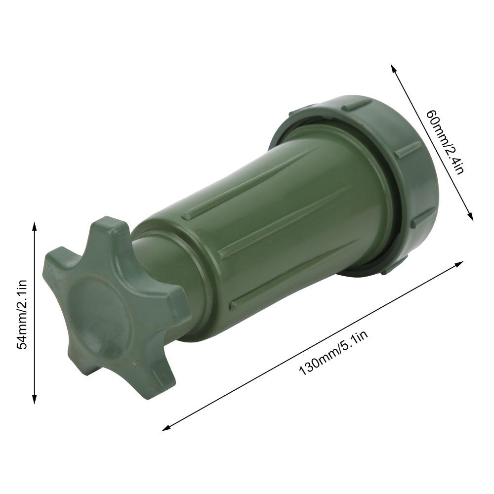 Portable PP Bait Forming Mold Lightweight 130x60x54mm Carp Bait Pressing Device Green Lure Compressor Fishing Tools