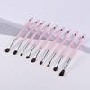 9-Piece Animal Pony Hair Eyeshadow Blending Brush Set