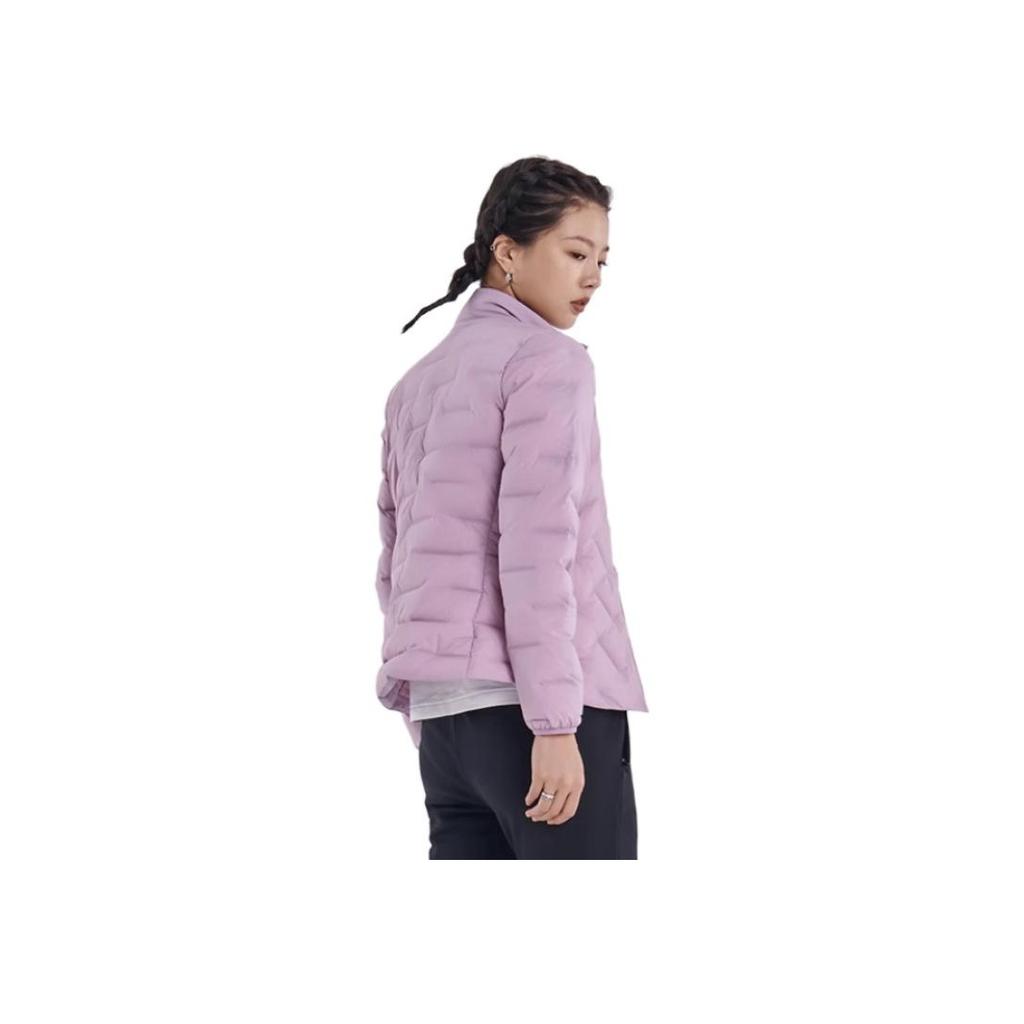 Saucony Logo Print Lightweight Warm Casual Down Jacket Women outerwear Romantic-Pink SC1220007-1