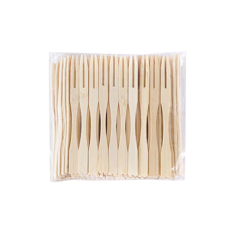 Disposable Bamboo Fruit & Dessert Forks