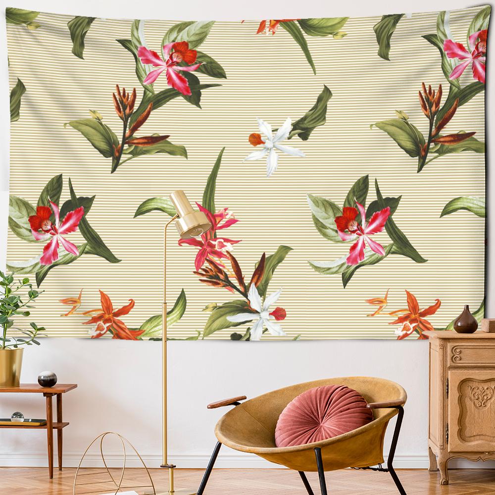 Flower Tapestry Wall Hanging Mandala Bohemian Hippie Witchcraft Art TAPIZ Dormitory Living Room Decor