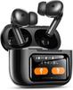 Wireless Bluetooth ANC Noise Up To 32 Hours of Touchscreen for Sports and Black Earbuds, 5.4, Cancelling, Playback, Control, Type-C Charging, Hi-Fi,