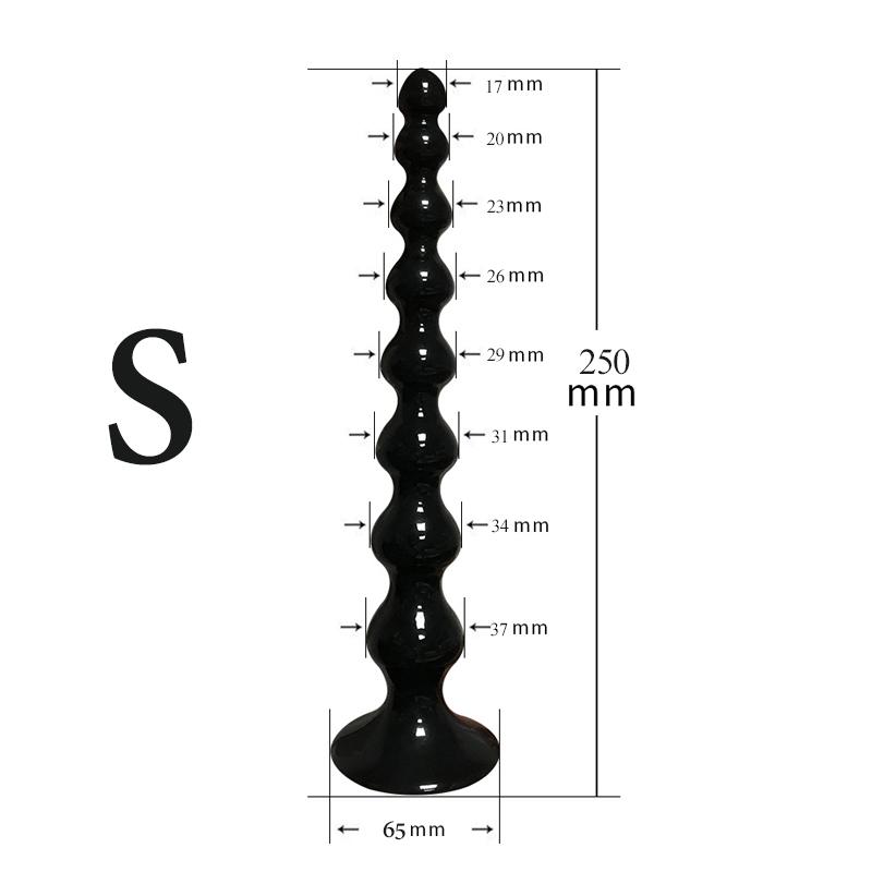 Long Silicone Pull Bead Penetration Anal Pussy Expansion Ass Plug Long Dildo G Spot Stimulation Female Orgasm Adult 18+ Sex Toys
