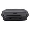 3 Compartment Insulated Lunch Box 304 Stainless Steel Food Storage Container  For Picnics