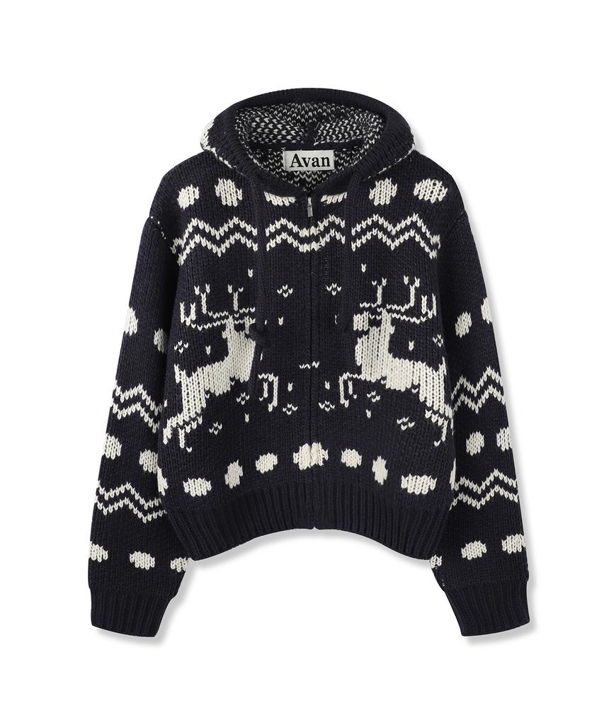 AVANDRESS Swiss Nordic Hood Zip-Up - 3Col