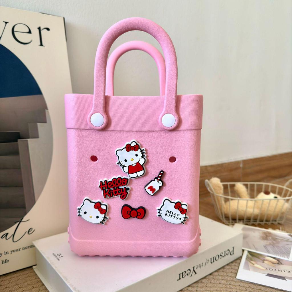 EVA Cartoon Waterproof Hole Bag: Summer DIY Mini Handbag