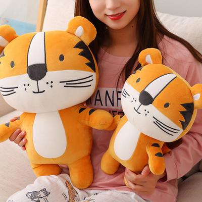 Plush Doll Adorable Decorative Fluffy Tiger Stuffed Animal Toy Christmas Gift