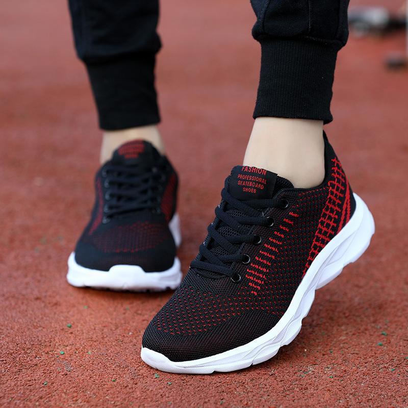 Sneakers Women's Spring and Autumn Mesh Breathable Ultra Light Student Running Shoes Casual Lightweight Soft Sole Running Shoes 2025 New