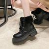 Thick-soled Short Boots Women's New Winter Velvet Warm Snow Boots Martin Boots Thickened Warm Cotton Shoes