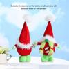 Christmas Decorations Dwarf Elf Doll Padding Cotton GreenHaired Plush Doll Plush Doll  Festival