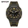 SANDA 6507 Outdoor Sports Men's Watch, Suitable for Neutral Waterproof, Fashionable, Luminous, Multi functional Electronic Wrist