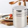 Stainless Steel Kitchen Gadget Seasoning Spice Condiment Bottle Organizer Jar Canister