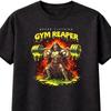 Gym Reaper TShirt Gym Demon Gothic Unisex Black Graphic Tee