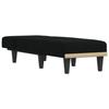 VidaXL Chaise Longue Black Fabric 352818