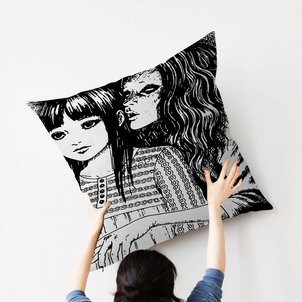 J-Junji Ito T-Tomie Pillow Anime Pillow Sofa Bed Head Pillow Cover Cushion Cover 45x45 Cm Fashion