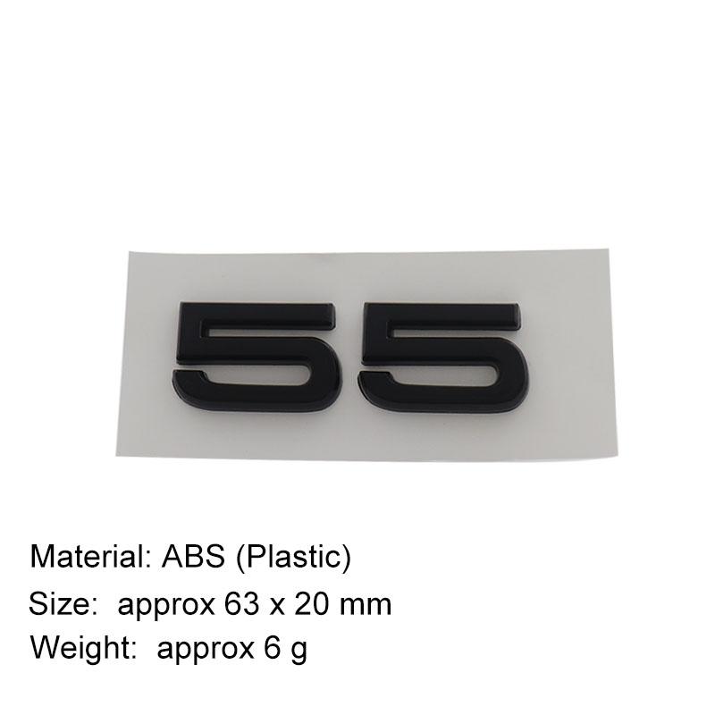 Adesivo Logo 3D 30 35 40 45 50 55 TFSI Emblema Paraurti Posteriore Auto Bagagliaio Posteriore Accessori