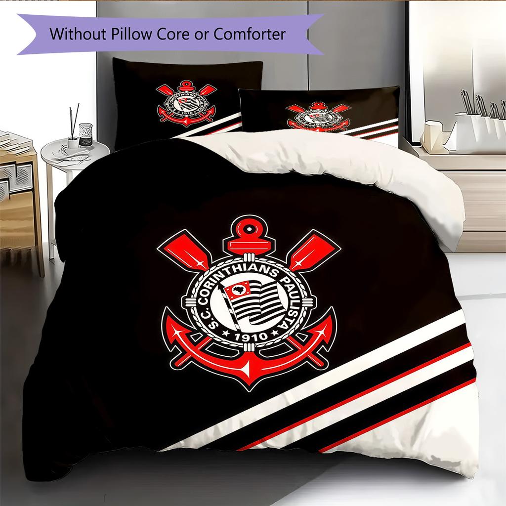 Corinthians3 Pattern Bedding Quilt Set  Home Decoration  Gift (1 * duvet cover + 2 * pillowcase  without core)