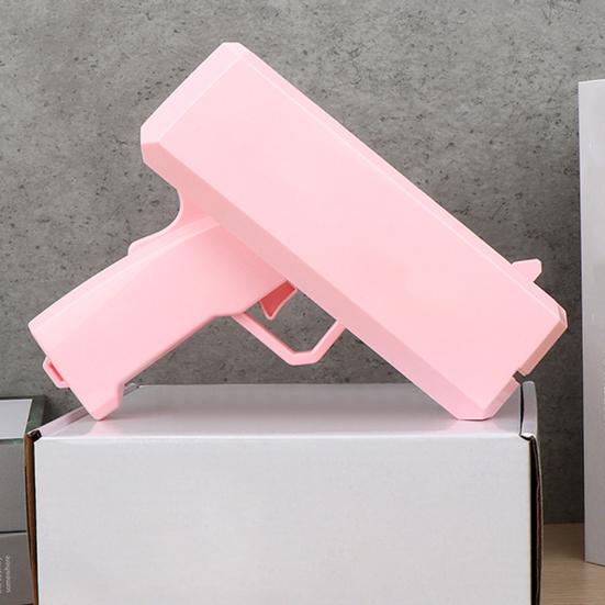 Electric Money Shooter Toy Battery Powered Handheld Fake Cash Scatter Make Money Rain Toy Weddings Party Club Events Automatic Money Thrower Toy