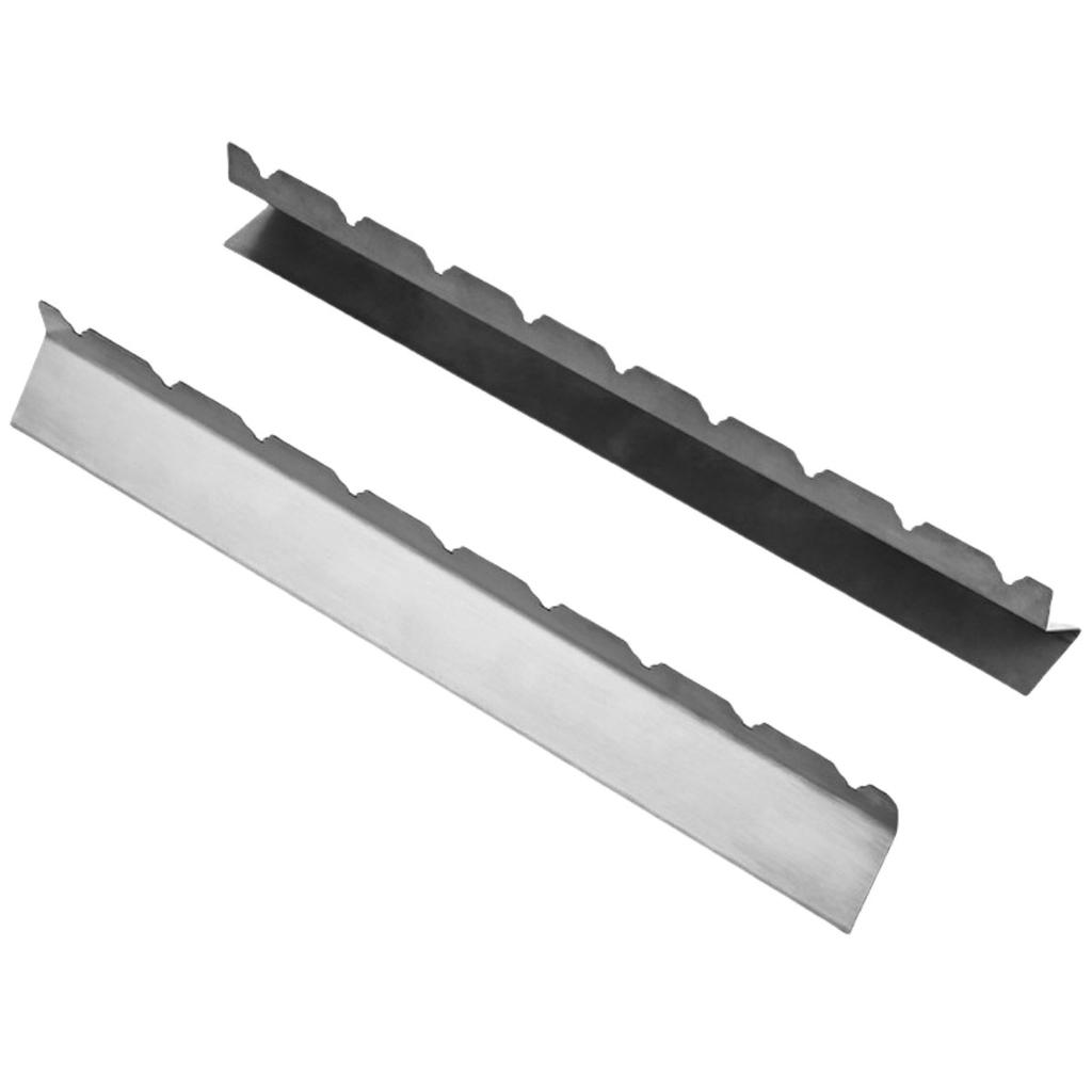 2 Pcs Stainless Steel BBQ Skewer Rack for 6 9 Skewers Barbeque Grill Holder