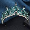 Baroque Bridal Crown Princess Girls Tiaras Birthday Hair Accessory Elegant Wedding Headwear for Brides Headbands