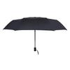 Men's Extra Large Solid Color Automatic Folding Umbrella - Self-Opening & Closing, Three-Fold Design, Sun & Rain Protection, Ideal for Business.