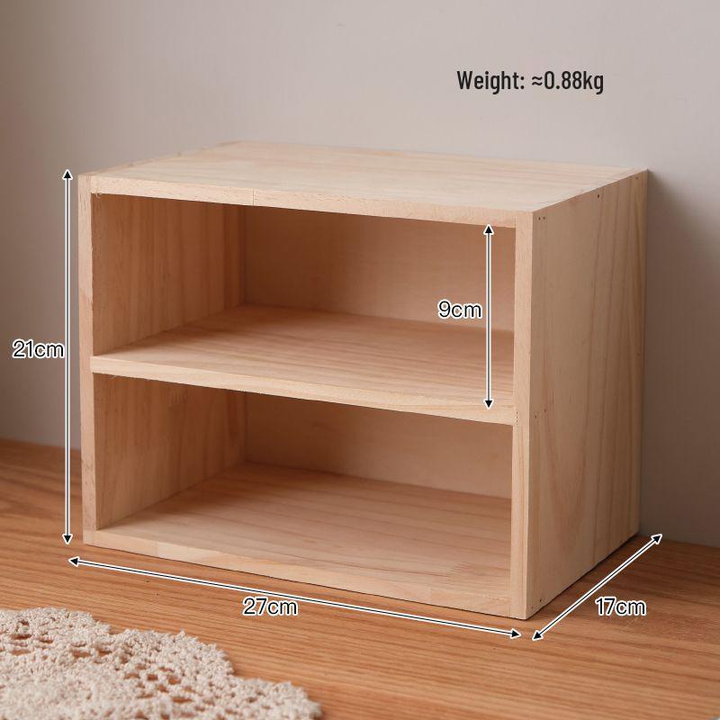 Multi-Layer Desktop Bookshelf Storage for Home, Bedroom, or Student Use