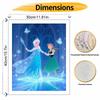 Disney Digital Oil Painting Art Kit Frozen Princess Ice Castle Handmade Coloring Painting Home Decor