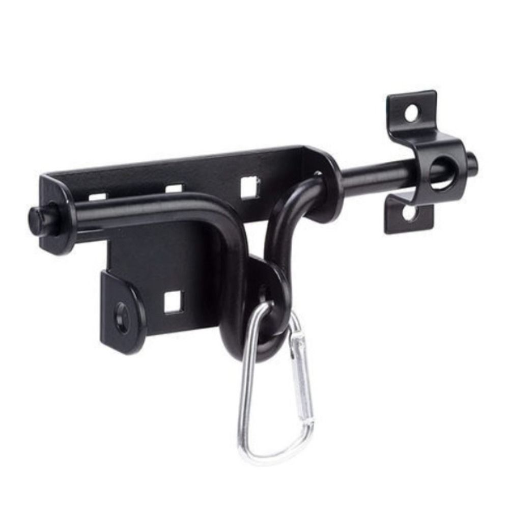 

Solid Sliding Bolts Door Bolt Lock Carbon Steel Slide Bolt Lock Privacy Fence Gate Lock Wood Fence Square hole