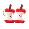 1Pc Cute Small Bones Plush Toy Cartoon Pendant Soft Stuffed Doll Keychain Car Key Ring Backpack Bag Decor