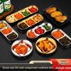 Korean Style Gold 304 Stainless Steel Dipping Plate