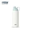 TYESO 750/900/1200/1500ml Tazza Termica Grande Capacità Acciaio Inossidabile Portatile Pentola Sportiva Tazza Acqua da Esterno Bollitore Acqua Opaco